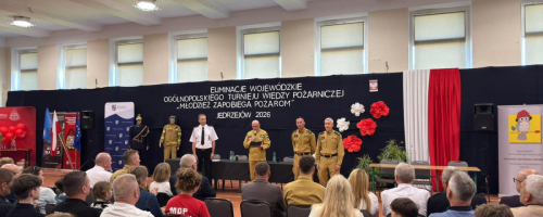 Sukces Antka w etapie wojewódzkim Ogólnopolskiego Turnieju Wiedzy Pożarniczej „Młodzież zapobiega pożarom”